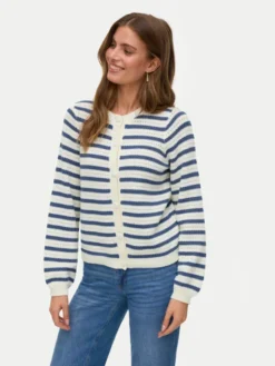 Vero Moda Kardigan Gorgeous 10338565 Beżowy Regular Fit