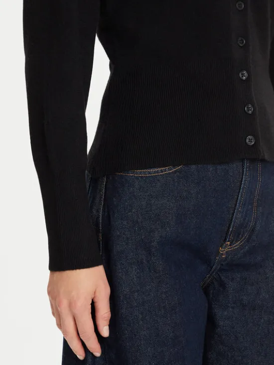 Vero Moda Kardigan Saba 10334777 Czarny Regular Fit