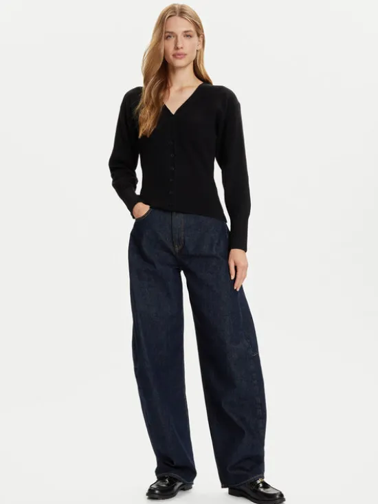 Vero Moda Kardigan Saba 10334777 Czarny Regular Fit