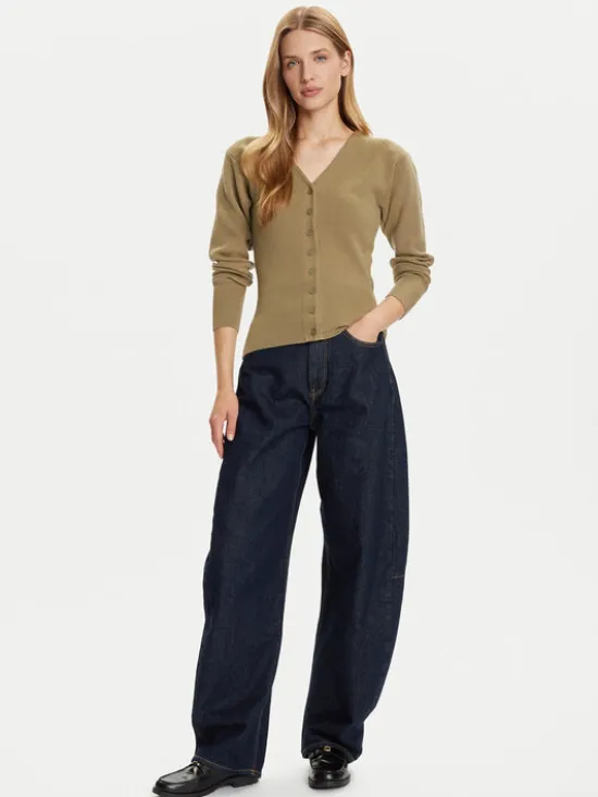 Vero Moda Kardigan Saba 10334777 Zielony Regular Fit