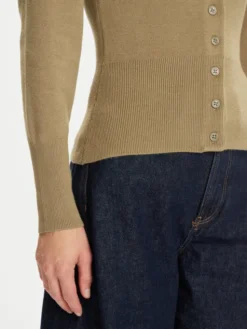 Vero Moda Kardigan Saba 10334777 Zielony Regular Fit