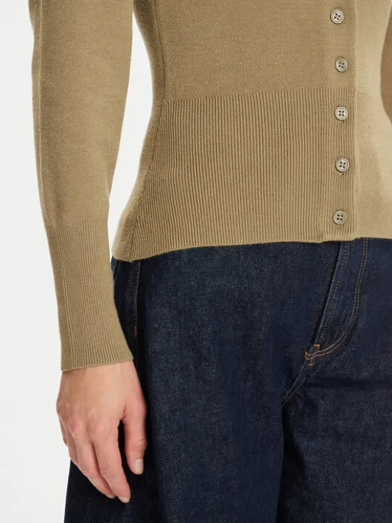 Vero Moda Kardigan Saba 10334777 Zielony Regular Fit