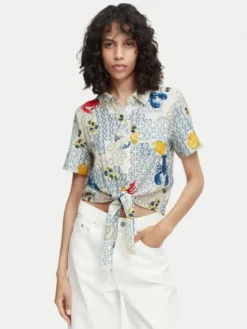 Vero Moda Koszula Valentina 10351011 Kolorowy Regular Fit