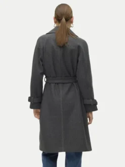 Vero Moda Płaszcz przejściowy Pop Miley 10319995 Szary Regular Fit