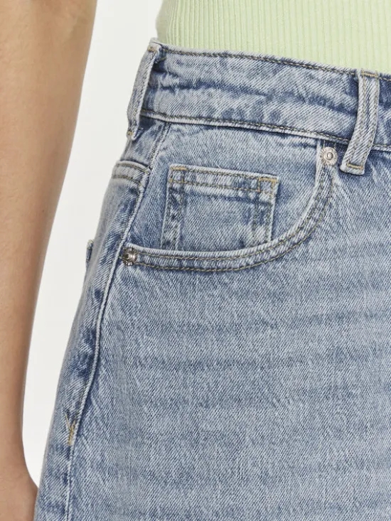 Vero Moda Spódnica jeansowa Tessa 10301536 Niebieski Regular Fit