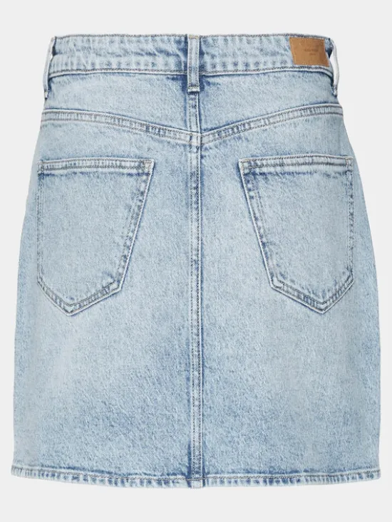 Vero Moda Spódnica jeansowa Tessa 10301536 Niebieski Regular Fit