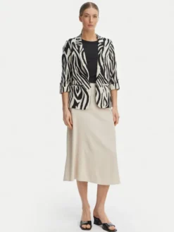 Vero Moda Spódnica midi Mymilo 10340419 Beżowy jasny Regular Fit