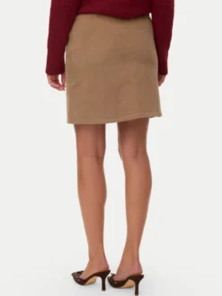 Vero Moda Spódnica mini Etta 10315342 Beżowy Regular Fit