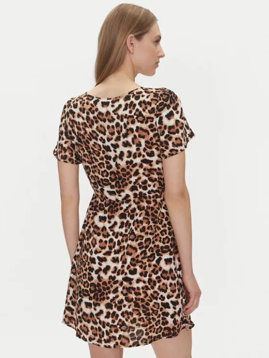 Vero Moda Sukienka codzienna Easy Joy 10307990 Brązowy Regular Fit