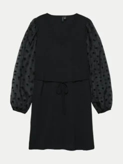 Vero Moda Sukienka koktajlowa Alva 10337473 Czarny Regular Fit