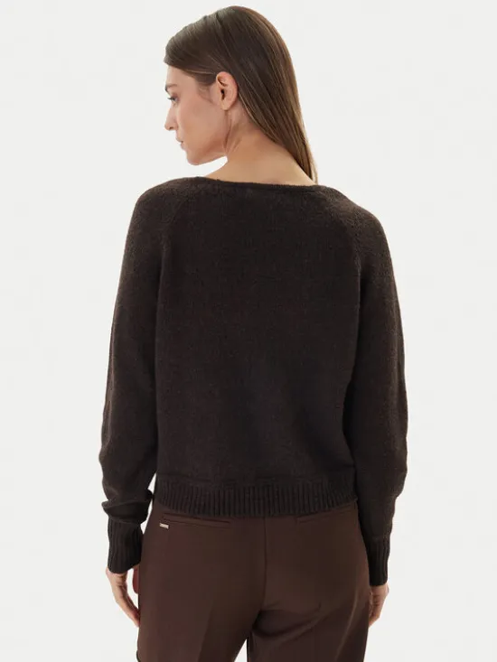 Vero Moda Sweter Aquarius 10331898 Brązowy Regular Fit