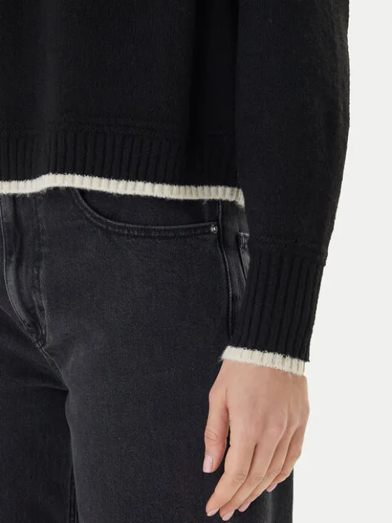Vero Moda Sweter Aquarius 10331898 Czarny Regular Fit