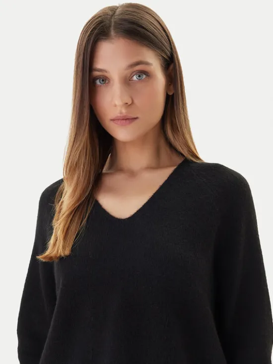 Vero Moda Sweter Aquarius 10331898 Czarny Regular Fit