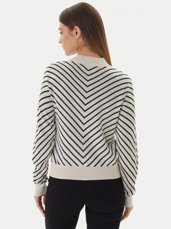 Vero Moda Sweter Capricorn 10331893 Beżowy Regular Fit