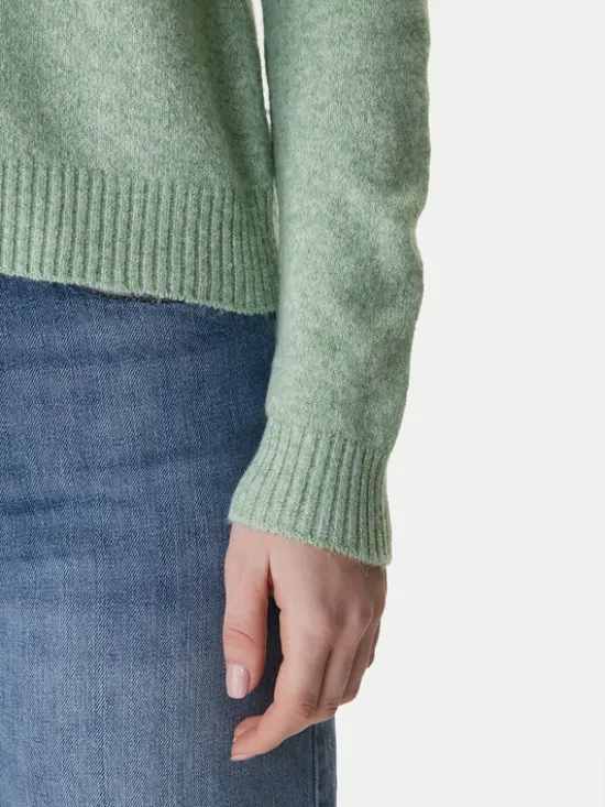 Vero Moda Sweter Doffy 10201022 Zielony Regular Fit