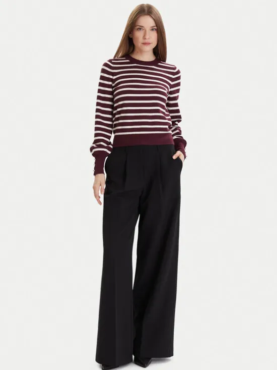 Vero Moda Sweter Happy 10336333 Fioletowy Regular Fit
