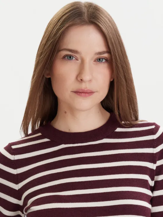 Vero Moda Sweter Happy 10336333 Fioletowy Regular Fit