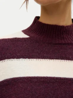 Vero Moda Sweter Inez 10331538 Fioletowy Regular Fit