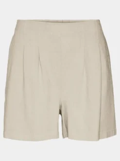 Vero Moda Szorty materiałowe Jesmilo 10279694 Beżowy Regular Fit