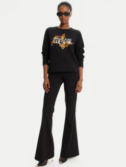 Versace Jeans Couture Bluza 79HAIE06 CF00E Czarny Regular Fit