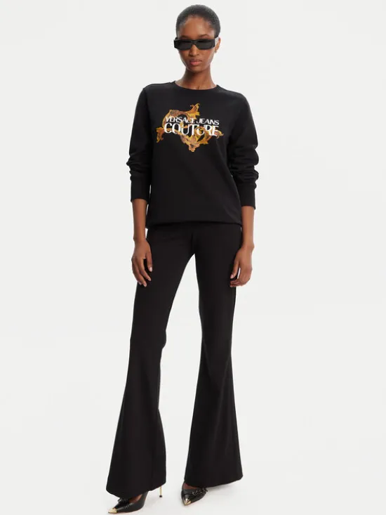 Versace Jeans Couture Bluza 79HAIE06 CF00E Czarny Regular Fit