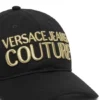 Versace Jeans Couture Czapka z daszkiem 78VAZK32 Czarny