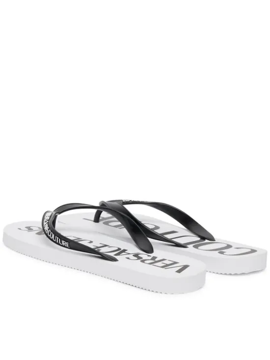 Versace Jeans Couture Japonki 80YA3SQ7 ZSS81 Biały