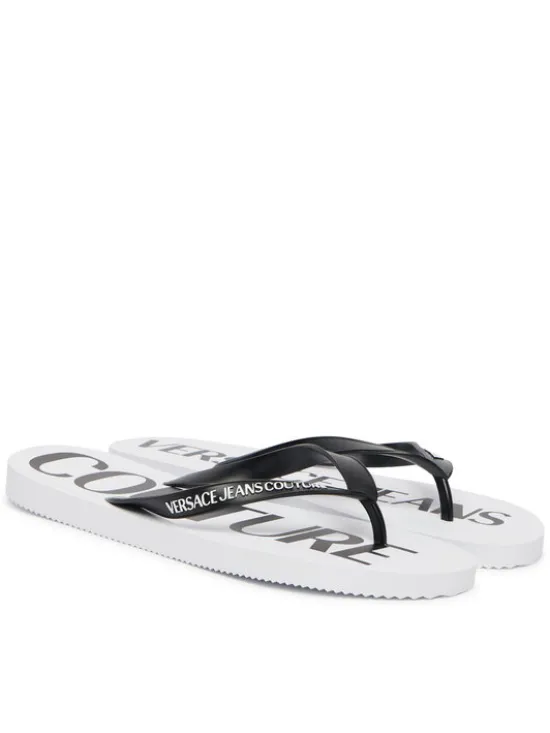 Versace Jeans Couture Japonki 80YA3SQ7 ZSS81 Biały