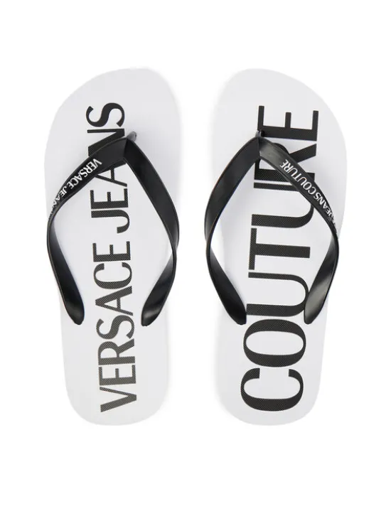 Versace Jeans Couture Japonki 80YA3SQ7 ZSS81 Biały