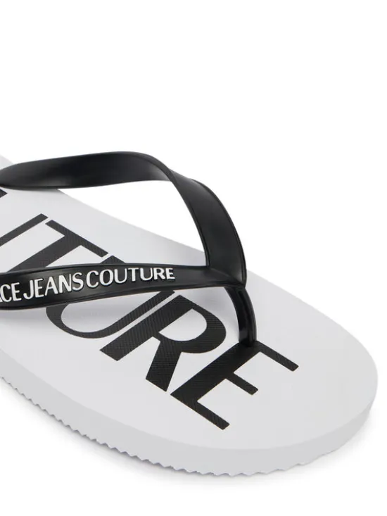 Versace Jeans Couture Japonki 80YA3SQ7 ZSS81 Biały