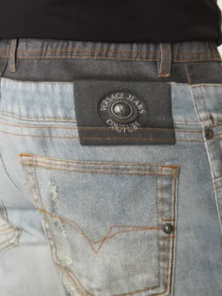 Versace Jeans Couture Jeansy 80GAB5RP ES156 Niebieski jasny Straight Fit