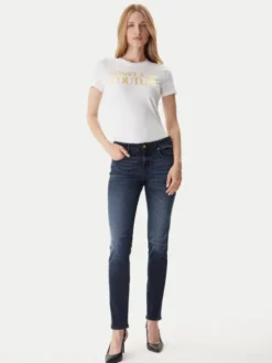 Versace Jeans Couture Jeansy 79HAB5K1 CDWAB Granatowy Skinny Fit