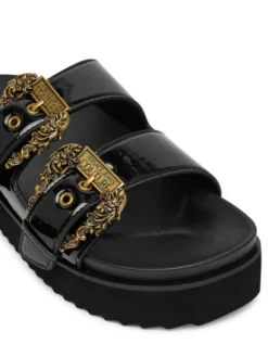 Versace Jeans Couture Klapki 80VA3SM1 ZS190 899 Czarny