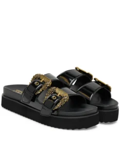 Versace Jeans Couture Klapki 80VA3SM1 ZS190 899 Czarny