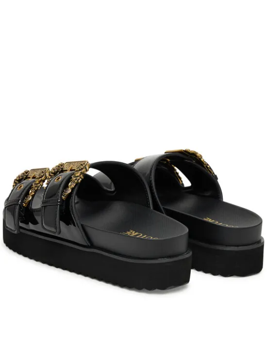 Versace Jeans Couture Klapki 80VA3SM1 ZS190 899 Czarny