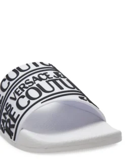 Versace Jeans Couture Klapki 78YA3SQ1 Biały