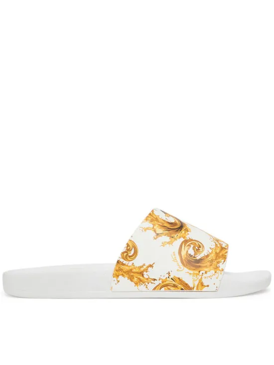 Versace Jeans Couture Klapki 80YA3SQ4 ZS365 G03 Biały