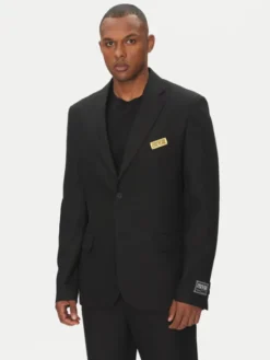 Versace Jeans Couture Marynarka 78GAQ704 Czarny Slim Fit