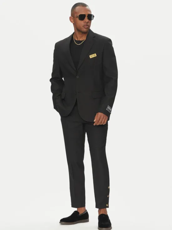 Versace Jeans Couture Marynarka 78GAQ704 Czarny Slim Fit