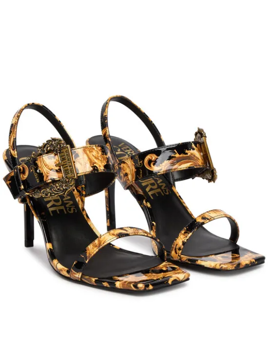 Versace Jeans Couture Sandały 80VA3S71 ZS366 G89 Czarny