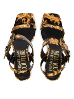 Versace Jeans Couture Sandały 80VA3S71 ZS366 G89 Czarny