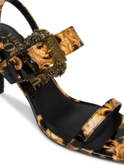 Versace Jeans Couture Sandały 80VA3S71 ZS366 G89 Czarny