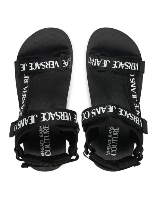 Versace Jeans Couture Sandały 80YA3S7B ZS630 Czarny
