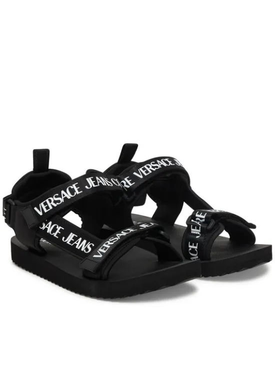 Versace Jeans Couture Sandały 80YA3S7B ZS630 Czarny