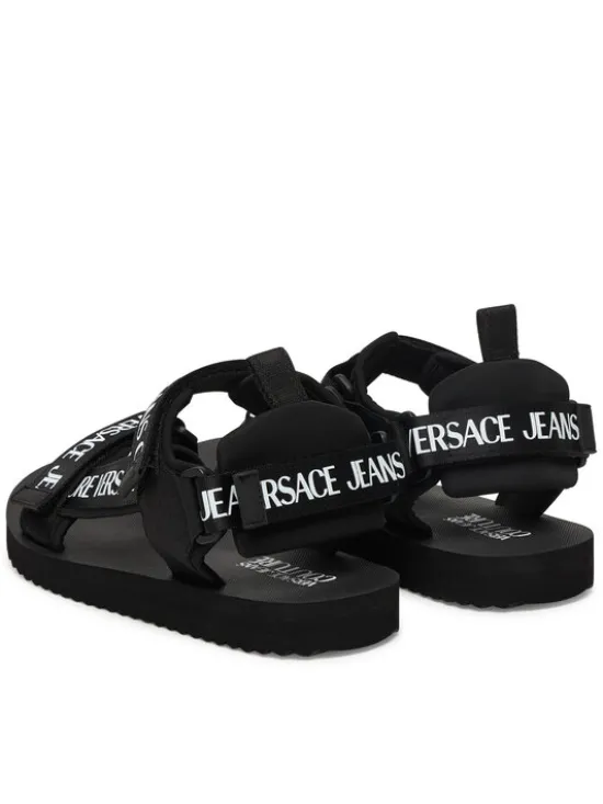 Versace Jeans Couture Sandały 80YA3S7B ZS630 Czarny