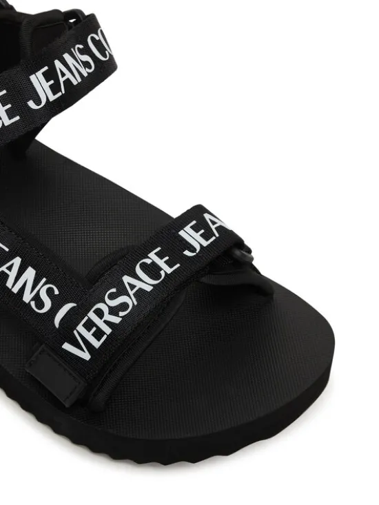 Versace Jeans Couture Sandały 80YA3S7B ZS630 Czarny
