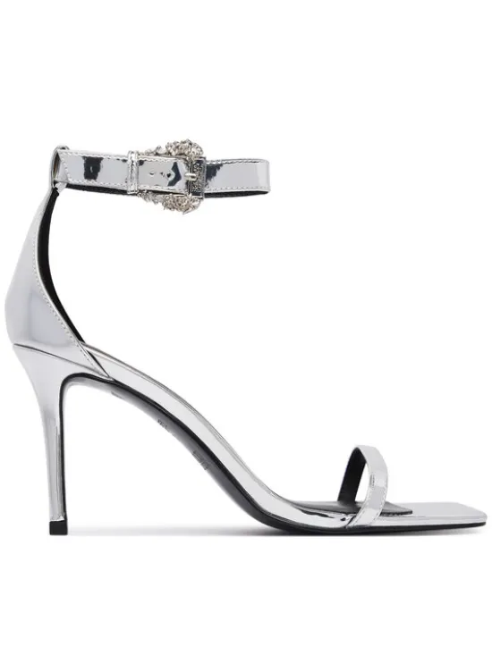 Versace Jeans Couture Sandały 80VA3S76 ZS406 Srebrny