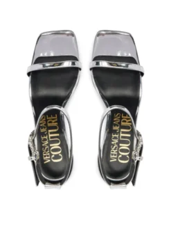 Versace Jeans Couture Sandały 80VA3S76 ZS406 Srebrny