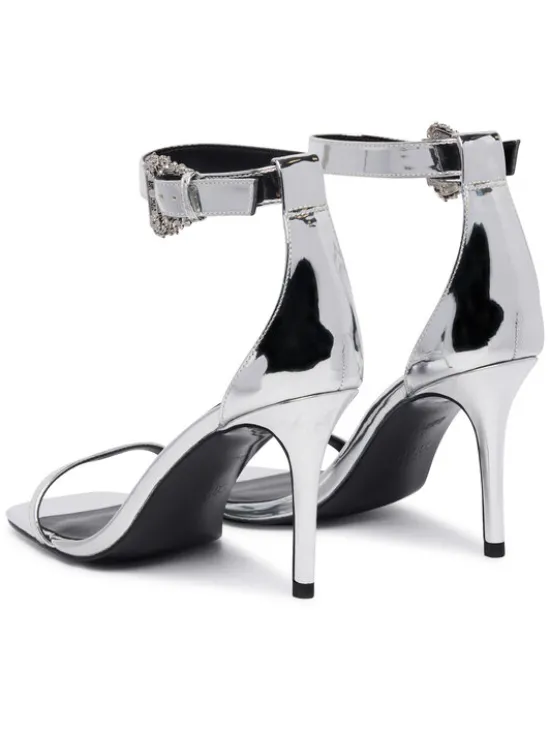 Versace Jeans Couture Sandały 80VA3S76 ZS406 Srebrny