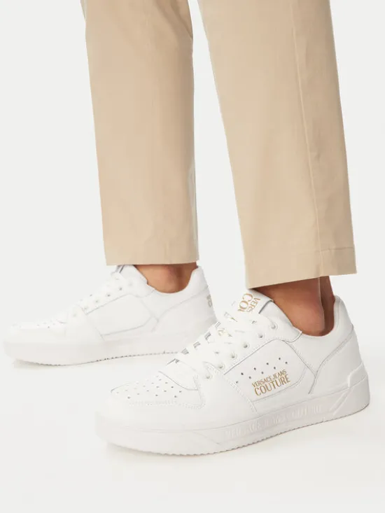Versace Jeans Couture Sneakersy 80YA3SJ4 ZPB89 Biały